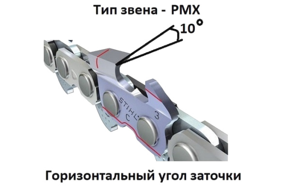 Цепь пильная STIHL (63 PMX) 55 звеньев продольный рез 3614-006-0055